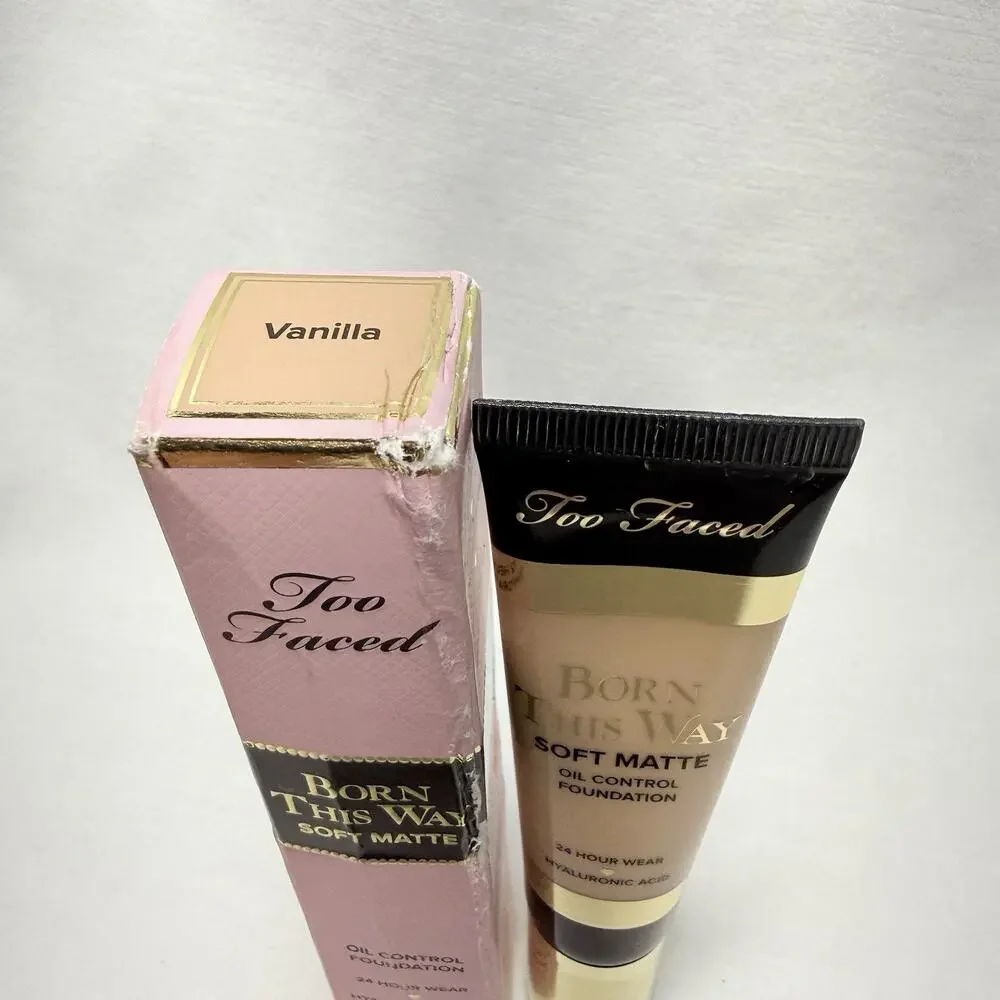 Too Faced Born This Way Soft Matte Oil Control Foundation, VANILLA 1oz